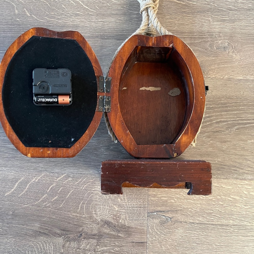 Vintage anchor time clock.